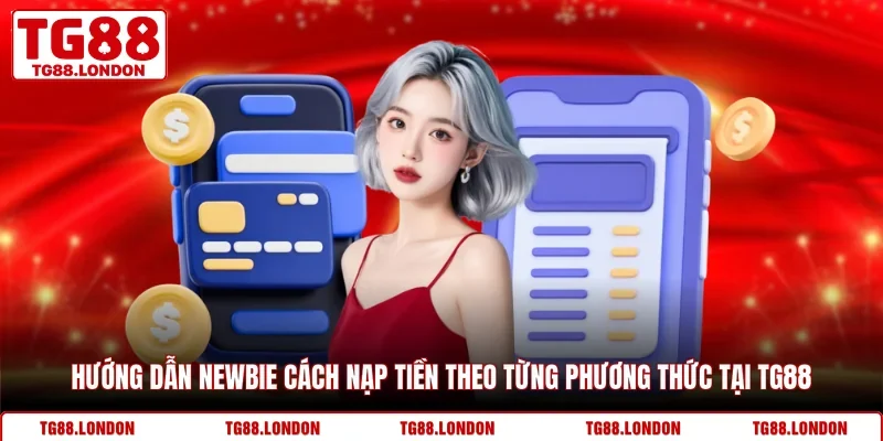 Hướng dẫn newbie cách nạp tiền theo từng phương thức tại TG88